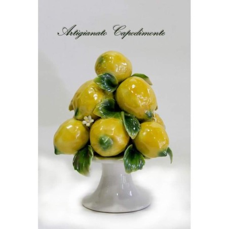 COPPA PICCOLA CON PIRAMIDE DI LIMONI