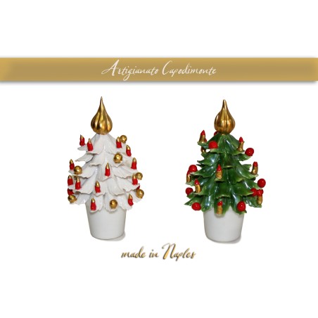 ALBERI DI NATALE IN PORCELLANA DI CAPODIMONTE